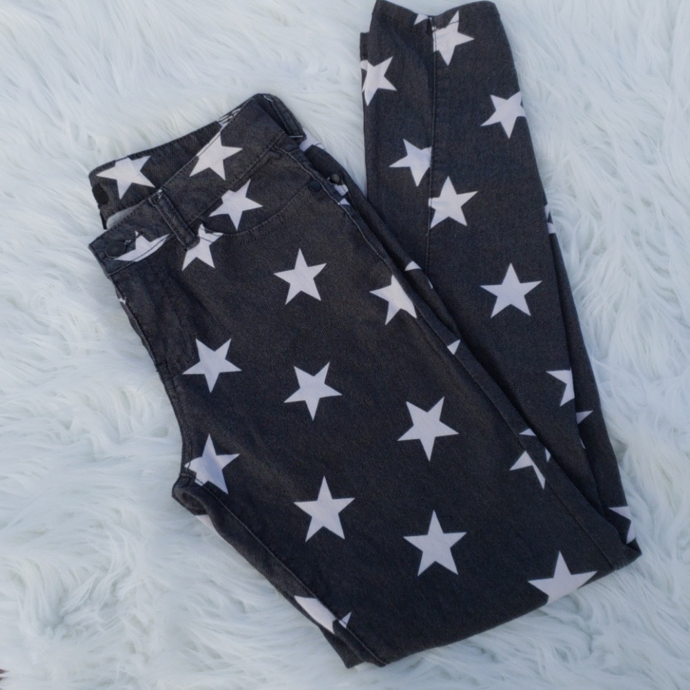 Star Skinny Jeans from Forever 21